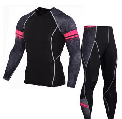 Patterned Performance Training Suit