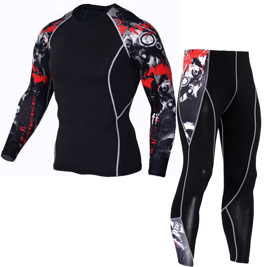 Patterned Performance Training Suit