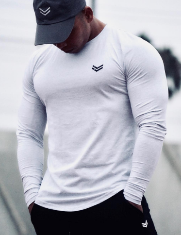 Rapid Drying Men's Long Sleeve Athletic Tee