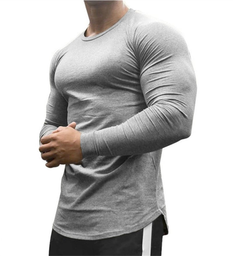 Rapid Drying Men's Long Sleeve Athletic Tee