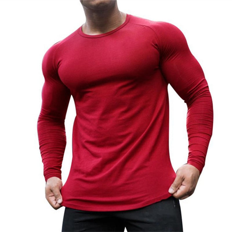 Rapid Drying Men's Long Sleeve Athletic Tee