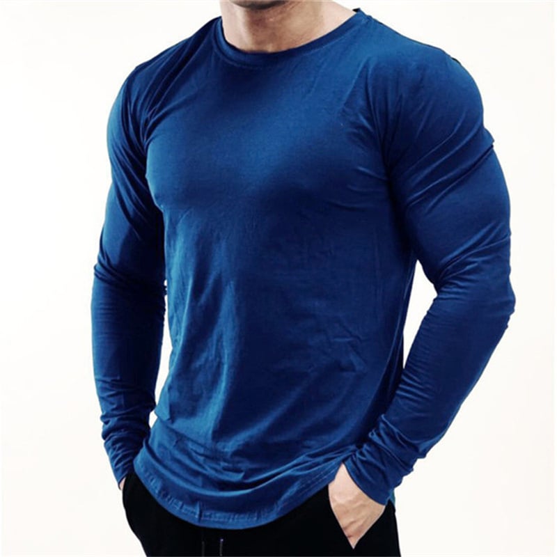 Rapid Drying Men's Long Sleeve Athletic Tee