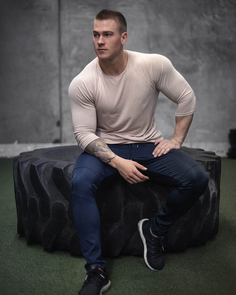 Rapid Drying Men's Long Sleeve Athletic Tee
