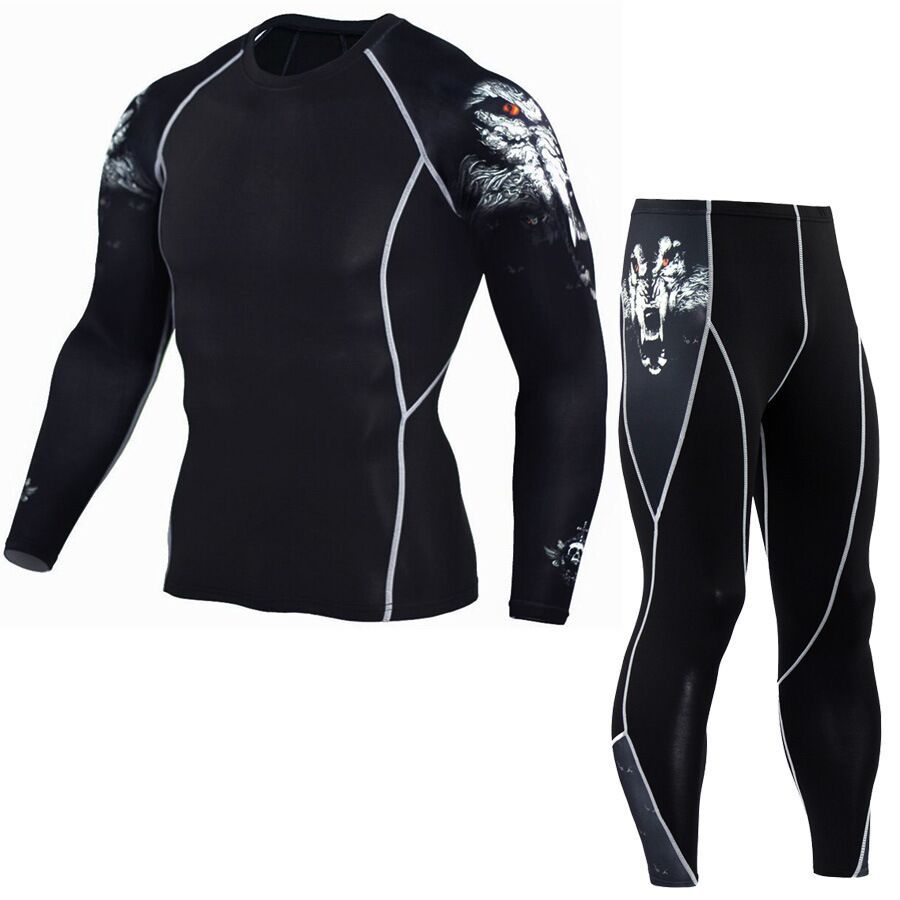 Patterned Performance Training Suit