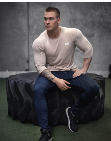 Rapid Drying Men's Long Sleeve Athletic Tee
