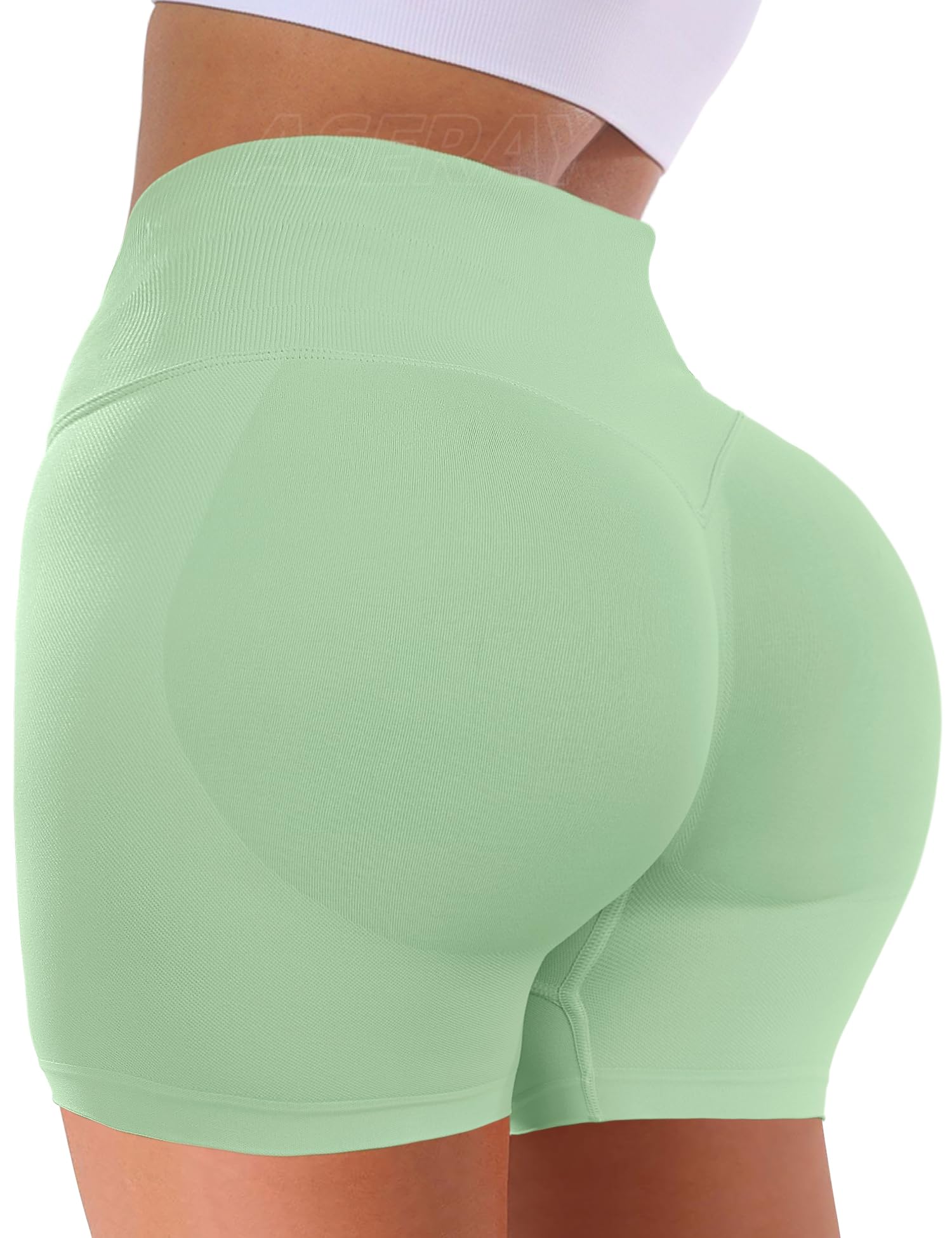 ASERAY FlexFit Gym Shorts for Women