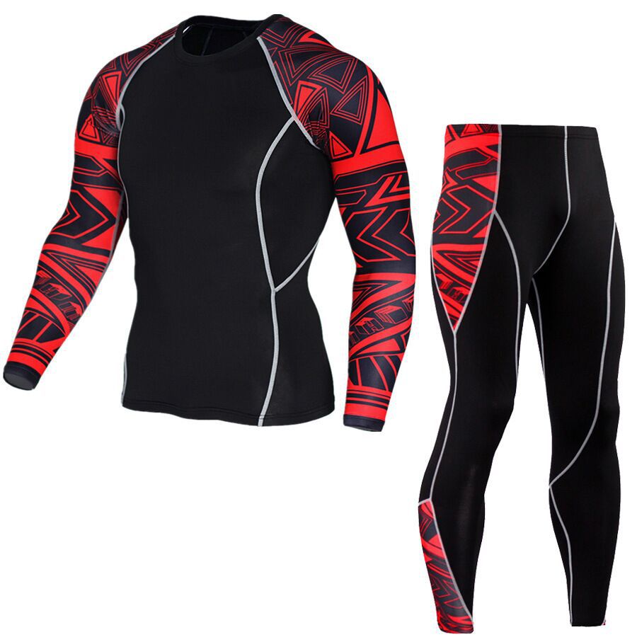 Patterned Performance Training Suit