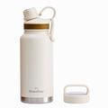GRANDTIES All-Purpose Insulated Stainless Steel Water Bottle – Leak-Proof, BPA-Free for Sports & Travel (Ivory White 32 oz)
