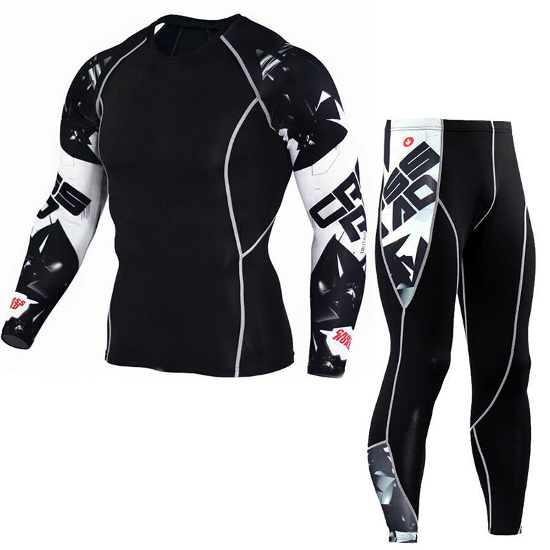 Patterned Performance Training Suit